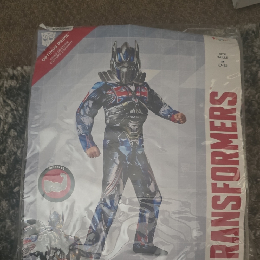Disguise Transformers Kids Costume - Blue and Silver